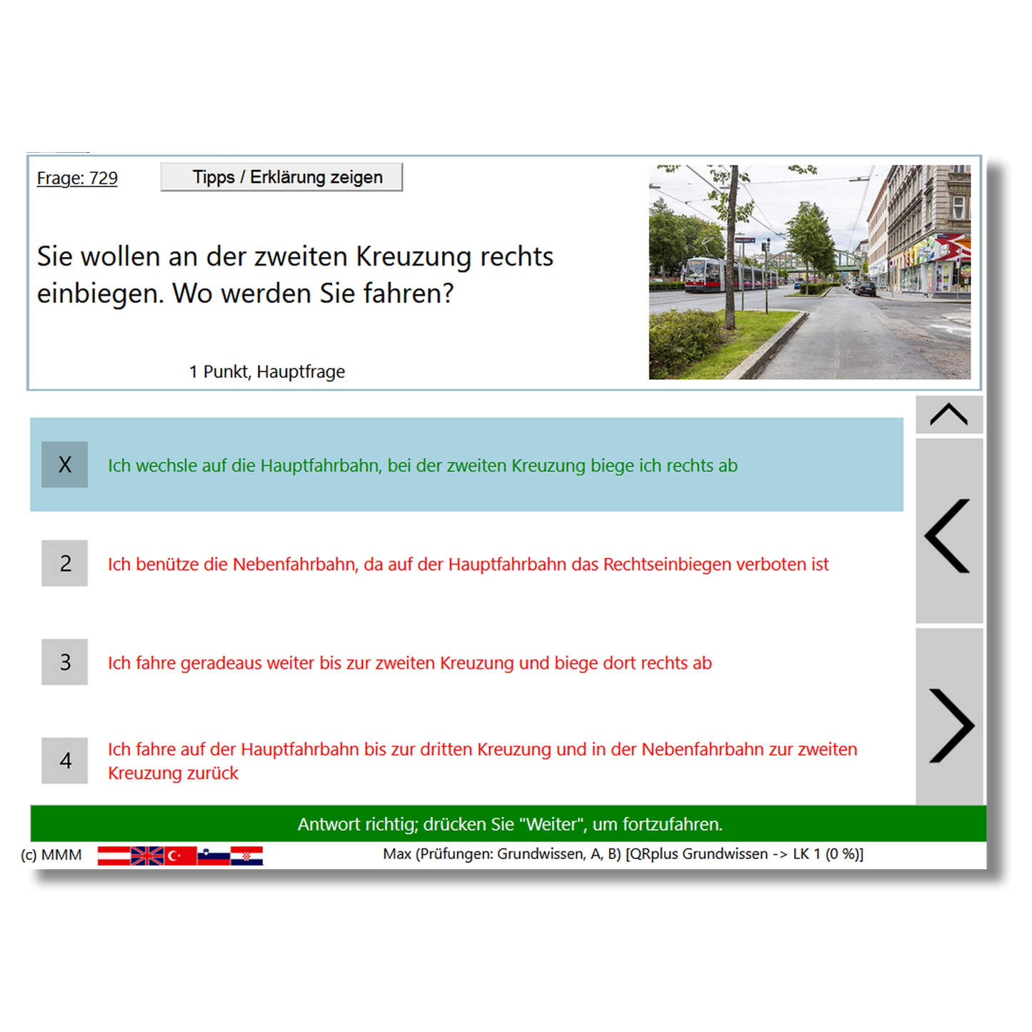 MMM Test Online Card/CD Ausdehnung auf A, BE, F