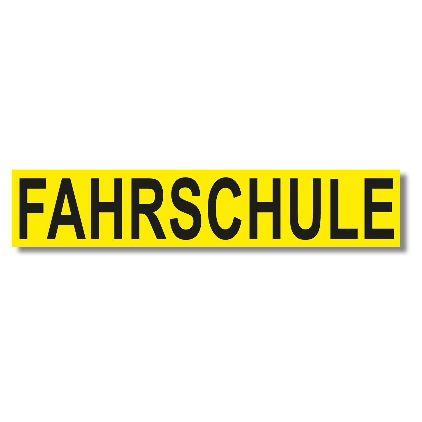 Magnetfolie Schriftzug "L" und "Fahrschule"